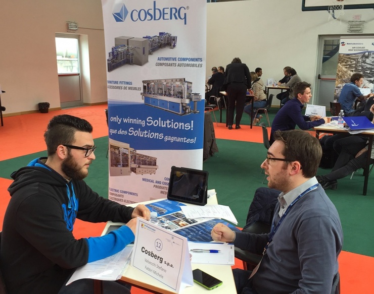 Company exhibition hall at ITIS Paleocapa secondary school: Cosberg here we are!