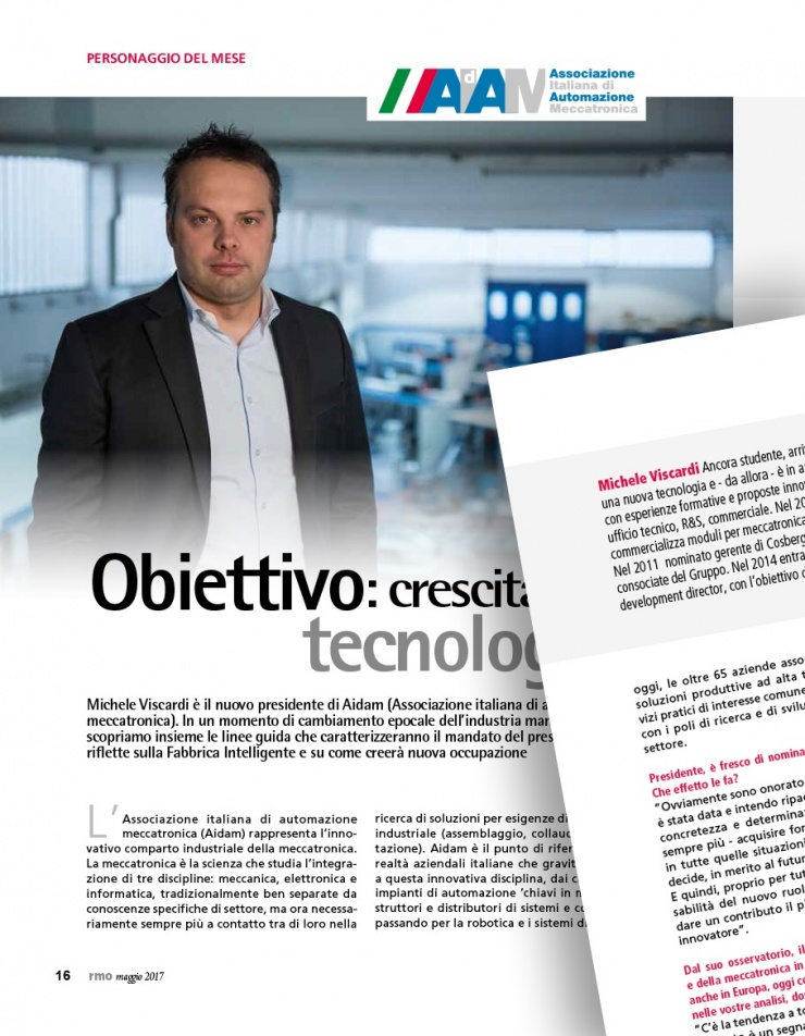 Michele Viscardi, personaggio del mese sulla Rivista RMO