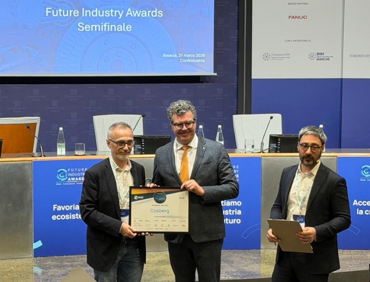Made Future Industry Awards:  Cosberg conquista il podio nella categoria Top Tech