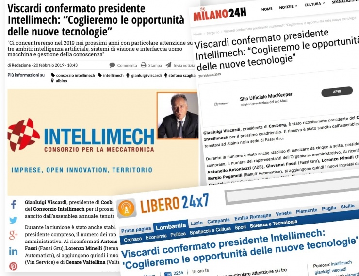 Il nostro CEO riconfermato Presidente di Intellimech