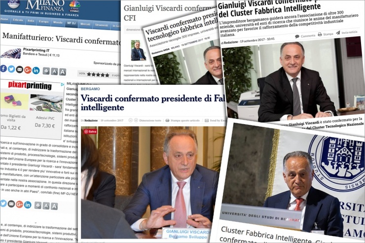 Gianluigi Viscardi confermato alla guida del Cluster Nazionale Fabbrica Intelligente