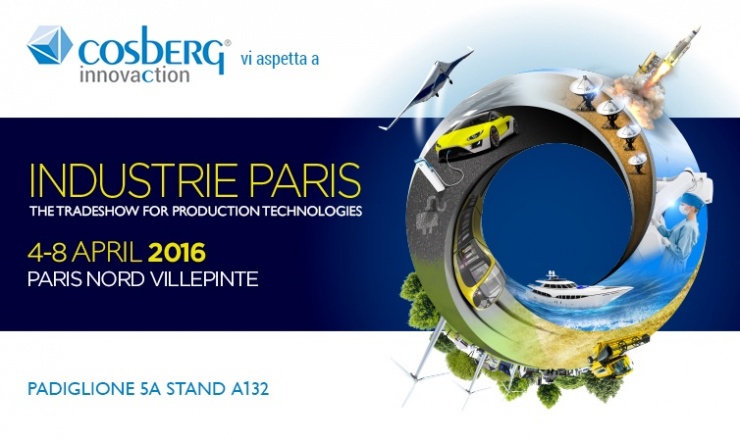 Cosberg vi invita a INDUSTRIE Paris