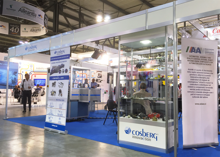 Cosberg @ BI-MU Milano all'interno dello spazio dedicato ad AIDAM